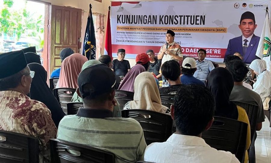 Daeng Se’re Pastikan Bantuan Bedah Rumah di Gowa Tepat Sasaran